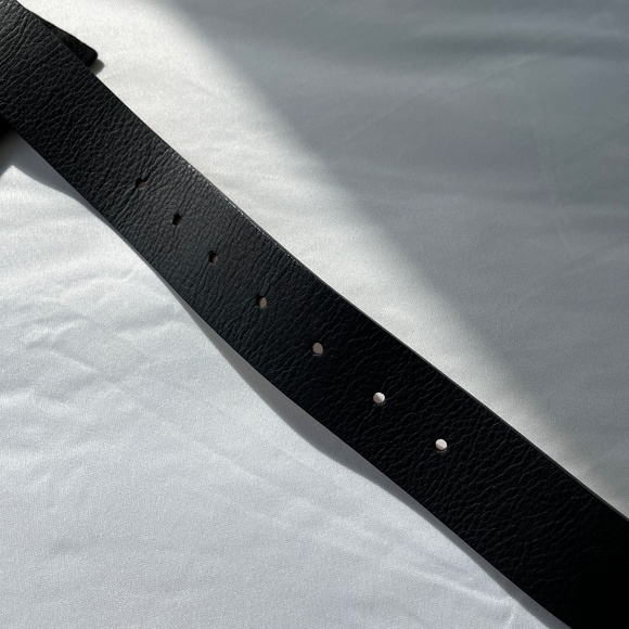 B-Low the Belt Baby Bell Bottom Black Silver Leather Belt Size XS - Picture 8 of 9